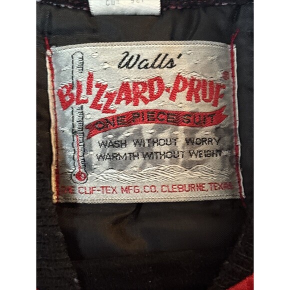Vtg Walls Insulated Blizzard Pruf Red Zip Puffer Vest Puffy Vest Mens Size Large - Picture 2 of 16